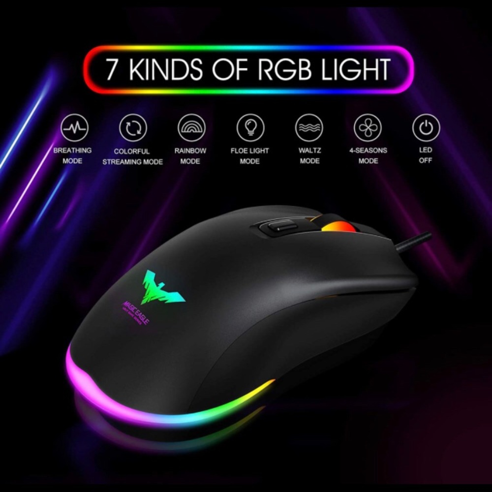 Magic Eagle Light-up Mouse